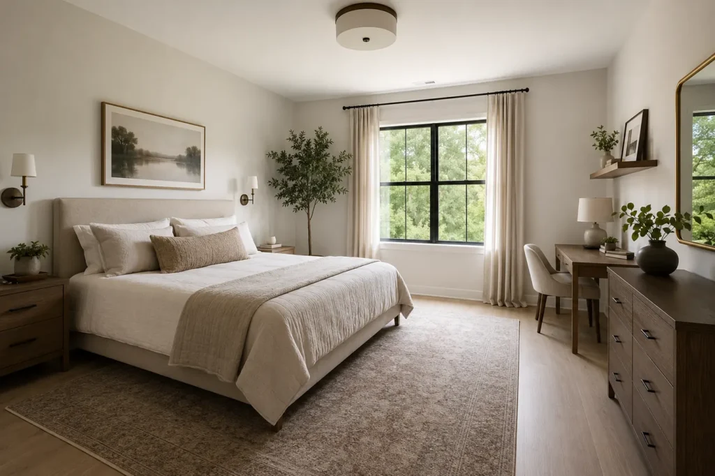 How Much Open Space Does a Bedroom Really Need?