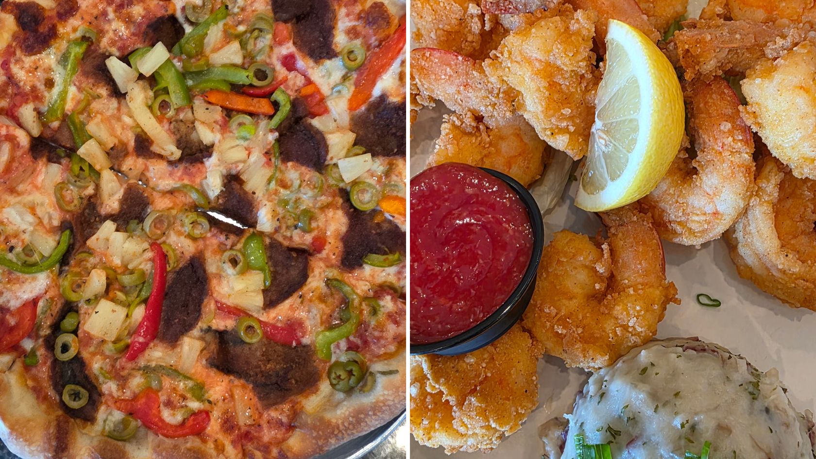 Italian food and seafood at La Strada Lake Lure