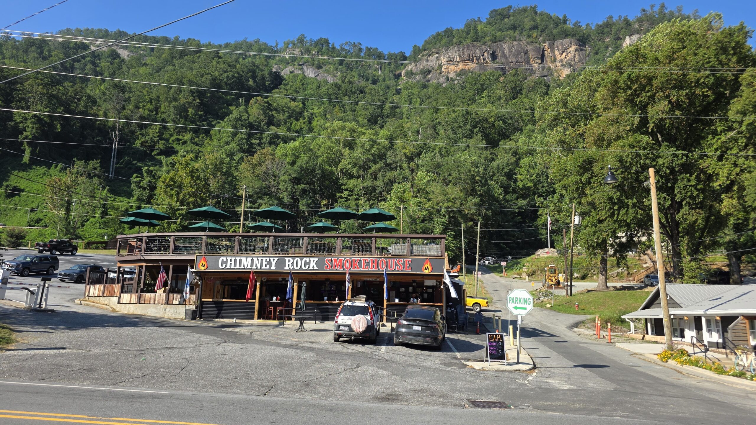 Top of the Rock barbecue sandwich at Chimney Rock Smokehouse